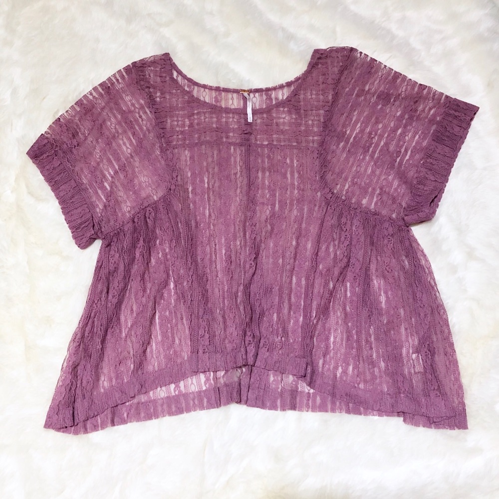 Free People Lace Blouse